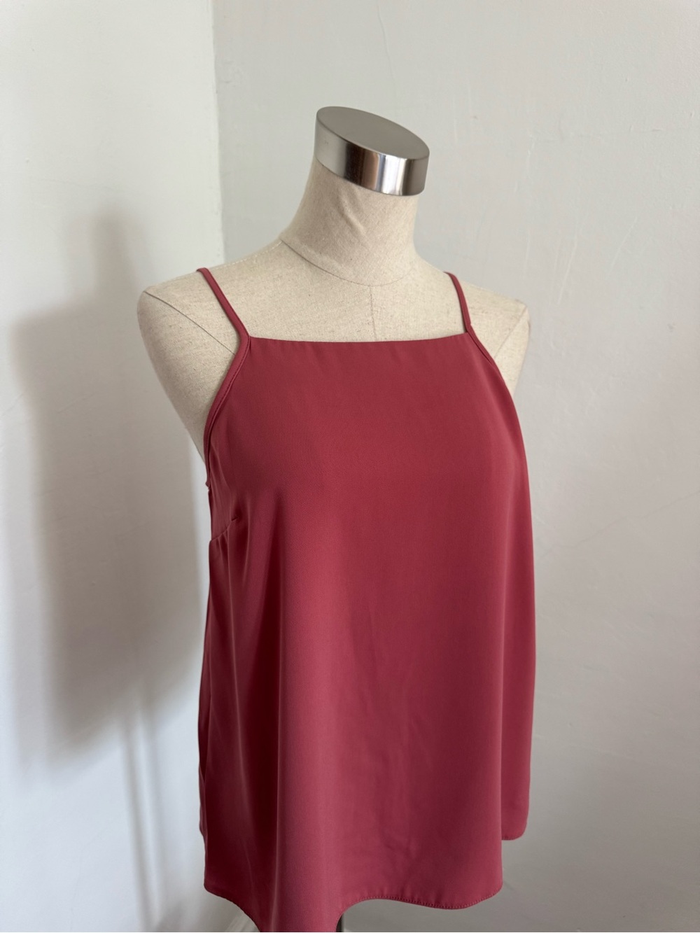 ASOS Rose Pink Square Neck Spaghetti Strap Camisole